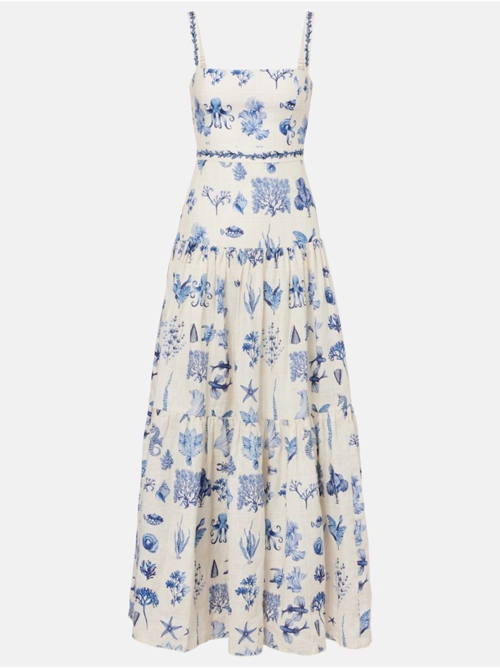 Agua by Agua Bendita Linen Maxi Dress